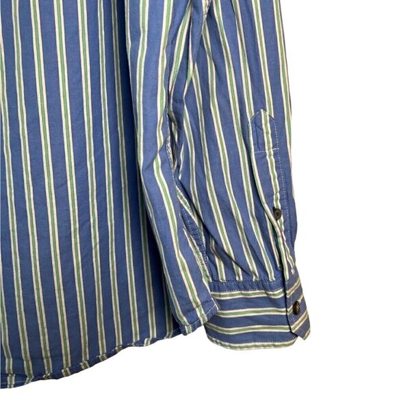 AMERICAN eagle outfitters vintage fit men’s striped size XL button down shirt. - Picture 9 of 11